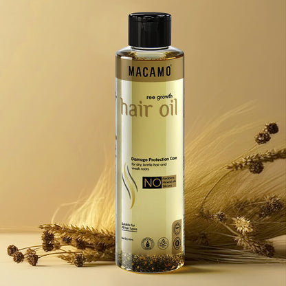Macamo Ree Growth Hair Oil | Ayurvedic Hair Oil for Hair Re growth | Herbal Hair Oil For Hair Growth | Starts Working in 1 week | Anti-dandruff, Gives Shine to Your Hair