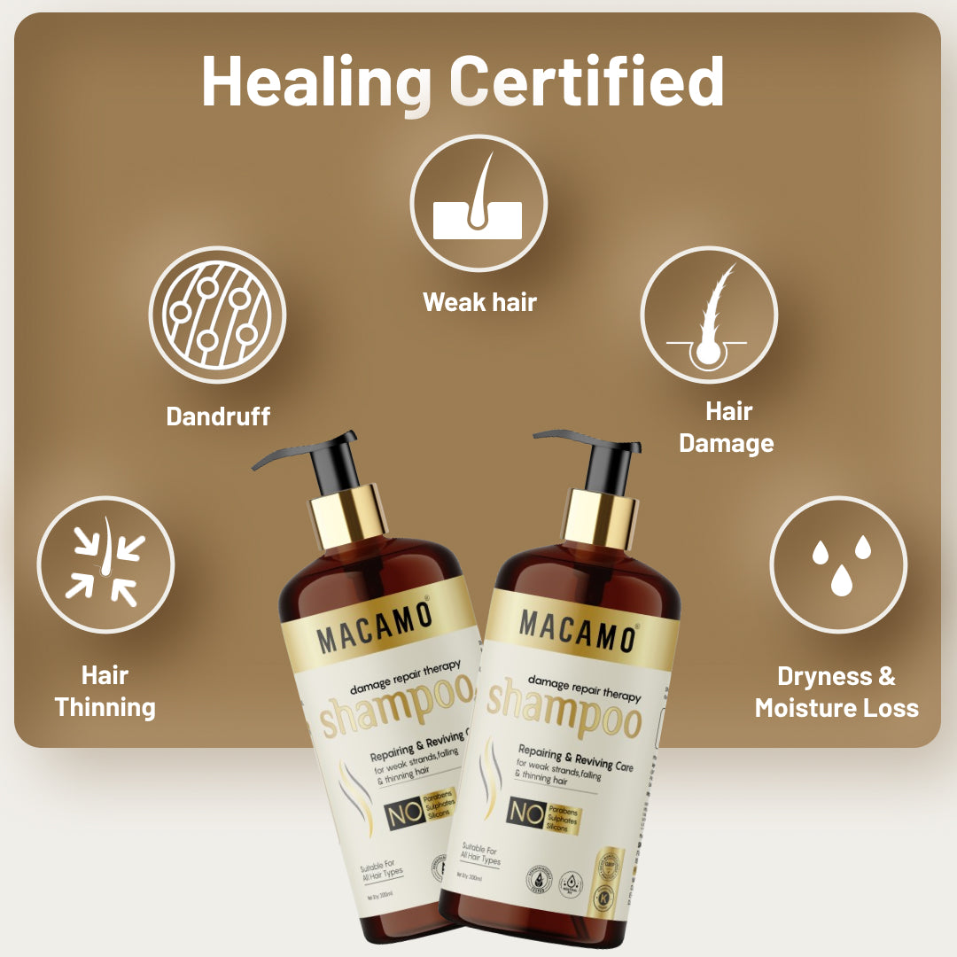 Damage Repair Therapy Shampoo | Unisex Natural Hair Shampoo | Ayurvedic Hair Control Therapy Shampoo