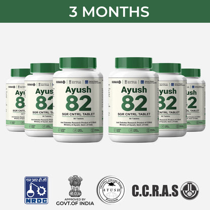 Ayush 82 SGR CNTRL Tablets | Ayurvedic Tablets for Diabetes| Ayurvedic Sugar Supplement | Sugar Control Tablets at ₹4/tablet