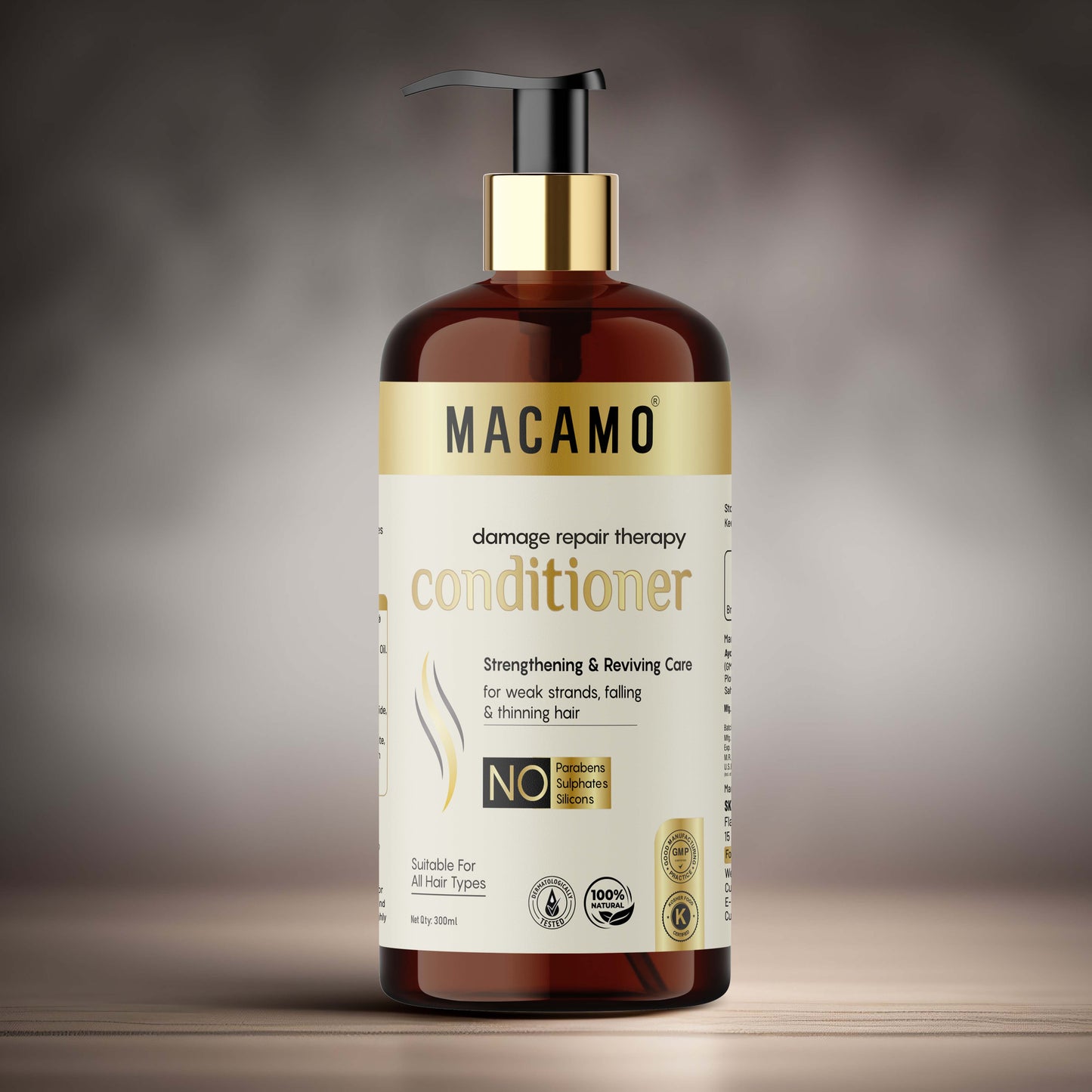 Damage Repair Therapy Conditioner | Natural & Ayurvedic Hair Conditioner | Effective for Dry Hair & Frizzy Hair | Hair Conditioner for Overall Hair Care