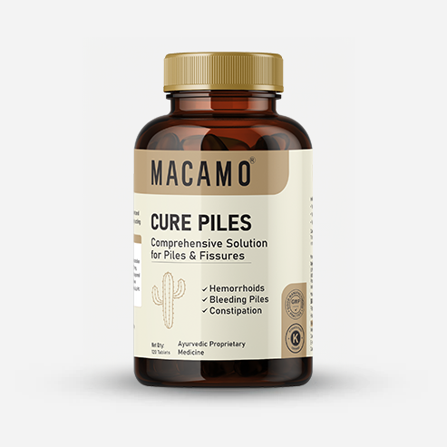 Macamo Cure Piles Tablets | Ayurvedic Medicine for Piles Care | Hemorrhoids Tablets | Piles Capsule | Visible Piles Relief in 3 Days | Piles Treatment without Surgery